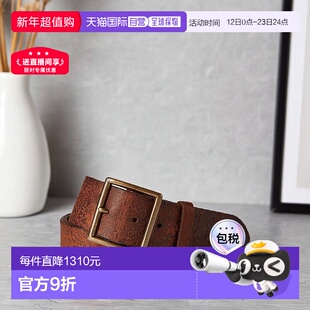 自营欧洲直邮RALPH LAUREN拉夫劳伦RRL做旧皮带腰带情人节礼物