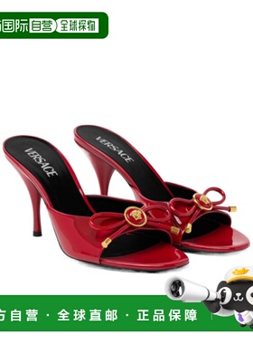 香港直邮VERSACE 女士凉鞋 1018239D2VE1RB3V SS2025 红色 OPERA