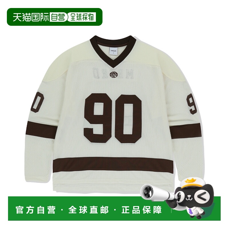 韩国直邮MAHAGRID 公用卫衣MG2FSMM558AIV 90 HOCKEY JERSEY IVOR