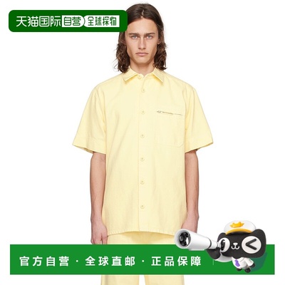 1h可退 香港直邮A.P.C. 男士 黄色 Nelson 牛仔衬衫 COFCNH12582