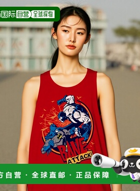 自营 gildan蝙蝠侠贝恩进攻！成人背心 - 红色 美国奥莱直发