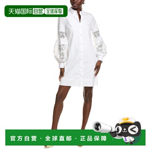 白色 自营 连衣裙 roseLela玫瑰衬衫 美国奥莱直发 lela