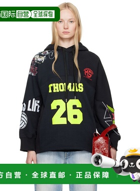 1h可退 香港直邮潮奢 Marine Serre 女士 黑色 Regenerated Graph