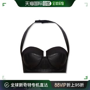 Balmain 女士 巴尔曼 香港直邮潮奢 黑色挂脖文胸 XF0AA150LB24