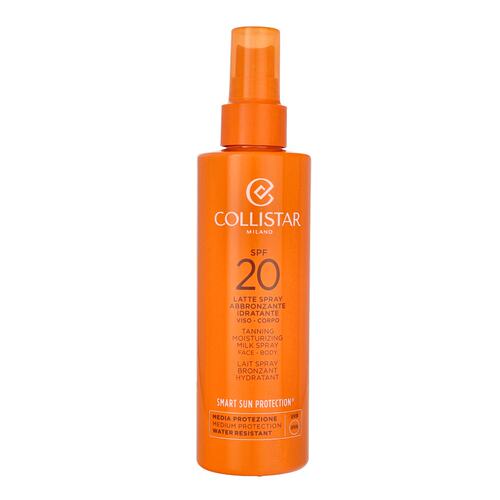 欧洲直邮Collistar科蒂诗美黑保湿面部身体喷雾乳液SPF20 200ml