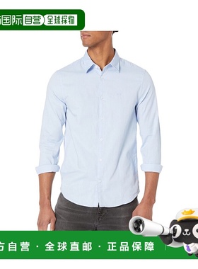 香港直邮Armani Exchange 翻领长袖衬衫 8NZCGBZ8ANZ0536