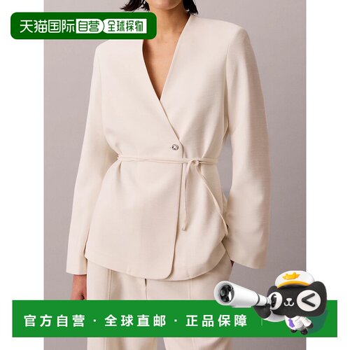 香港直邮CALVIN KLEIN 女士西服套装 LV044F408GYAS SS2026西装