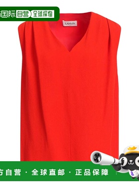 1h可退 香港直邮潮奢 Lanvin 朗雯 女士 上衣 red红色 舒适时尚