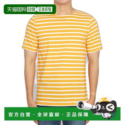 1h可退 韩国直邮saint james 男士 上装T恤纯棉高档透气 时尚百搭