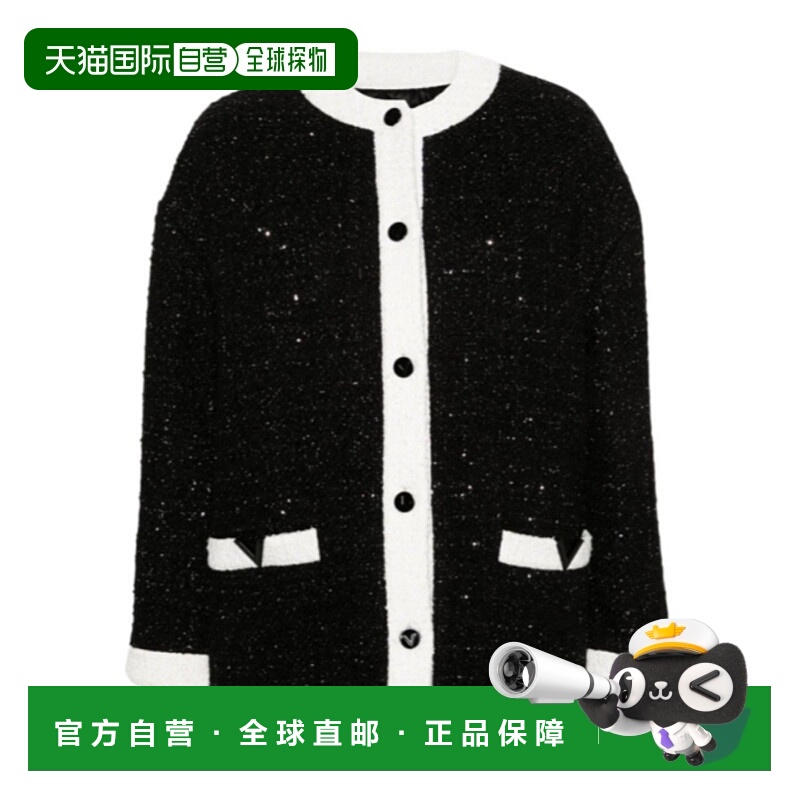 香港直邮Valentino 长袖针织开衫 4B3CJ3C58C8*