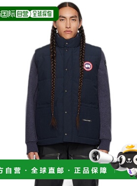 1h可退 香港直邮潮奢 Canada Goose 加拿大鹅 男士 海军蓝 Freest