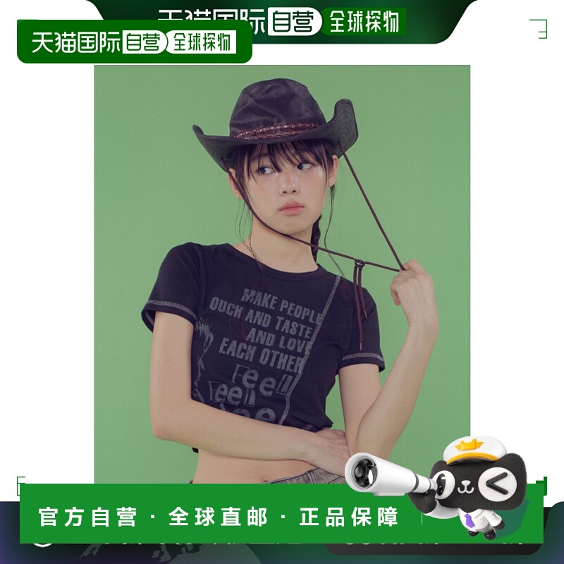 韩国直邮NASTY FANCY CLUB街头辣妹潮牌24休闲时尚秋冬新款T恤F24