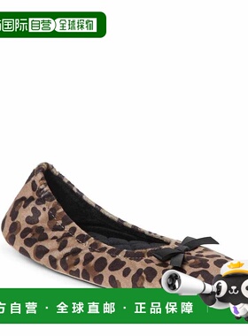 自营Dearfoams Women's Layla Ballerina Slipper Genuine Suede