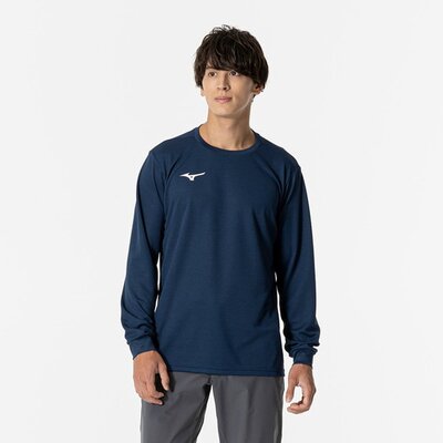 日本直邮MIZUNO T 恤长袖男女通用 T 恤男式 32MAB15814