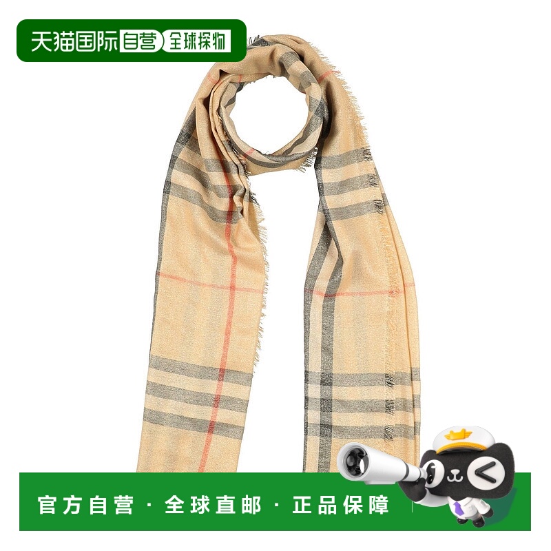 1h可退 香港直邮潮奢 Burberry 巴宝莉 女士 Foulards 围巾羊毛