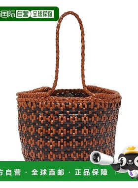 自营欧洲直邮Dragon Diffusion Java系列棕褐色/黑色女士水牛皮编