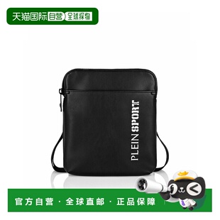 自营 plein sport扁平交叉亚利桑那州 - 黑色 美国奥莱直发斜挎包