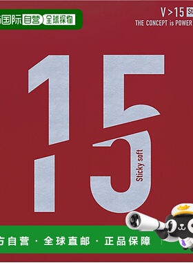 日本直邮VICTAS V 15 粘性软乒乓球胶皮 200130-0020