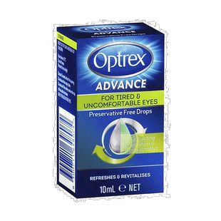 澳大利亚直邮Optrex爱滴氏 抗疲劳护眼滴眼液（不含防腐剂）10ml/