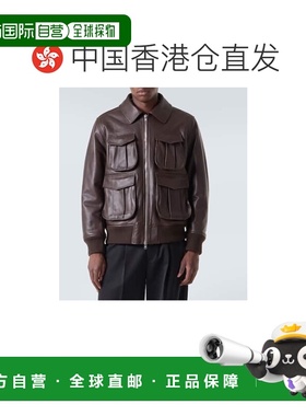 1h可退 香港直邮Simone Rocha 蒙娜 罗莎 男士 皮革夹克