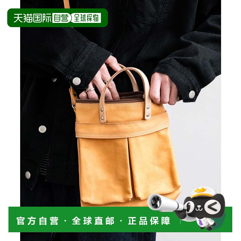 日本直邮Rocky Monroe 斜挎包 马皮 迷你头盔包 男女通用 真皮 日