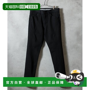 日本直邮NUMBER 锥形修身 男女同款 黑色弹力丹宁牛 INE 1h可退