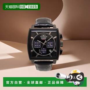 日本直邮TECHNOS 手表男士太阳能计时码表黑色/黑色时间限量型号