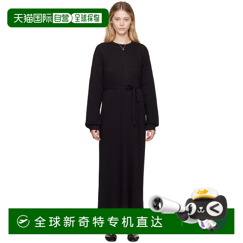 香港直邮潮奢 Baserange 女士 黑色 Shaw Kaftan 连衣裙 DRSHRIB0