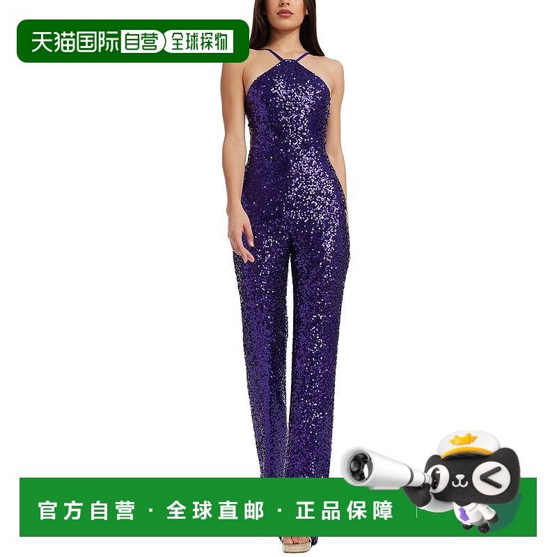 自营Dress The Population Darian Jumpsuit - violet 美国奥莱直