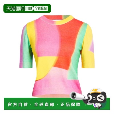 1h可退 香港直邮Moschino 莫斯奇诺 女士 毛衣 yellow黄色 舒适时