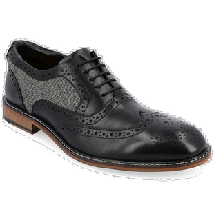 自营Thomas & Vine Alister Wingtip 牛津鞋 - 黑色 美国奥莱直发