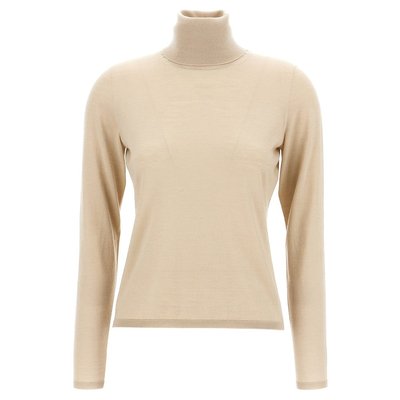 MAX MARA 女士针织毛衣 ADDA005 AW2024 浅棕色 'Adda' sweater
