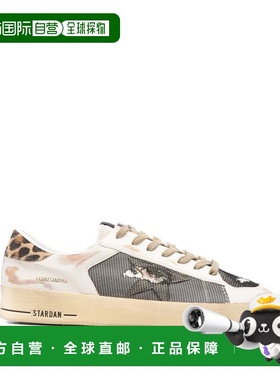 1h可退 香港直邮GOLDEN GOOSE 男士 Stardan 繫帶運動鞋 GMF00370