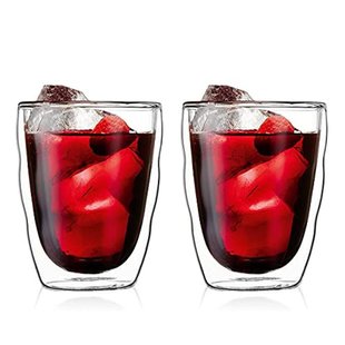 日本直邮BODUM 双层玻璃杯350ml2入组/PILATUS系列