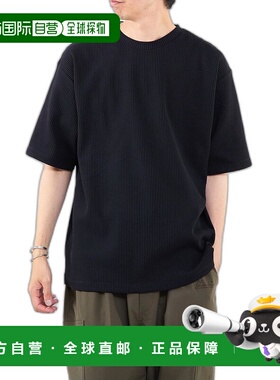 1h可退 日本直邮MASTER FRAME 男士棉质仿麻收脚圆领T恤 A0449UTS