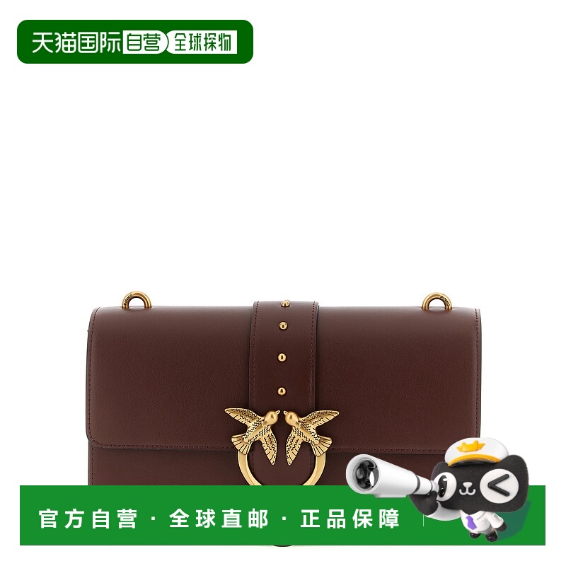 香港直邮PINKO 女士斜挎包 105857A0F1R49Q SS2026 酒红色 Pinko