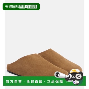 女士 Row Hudson 绒面革凉拖 舒适 1h可退 brown棕色 香港直邮The