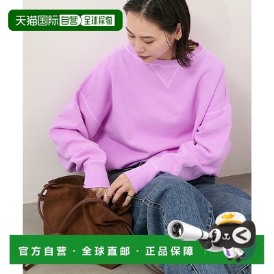 1h可退 日本直邮RIDING HIGH 女装 杂色感 柔软舒适 里起毛圆领卫