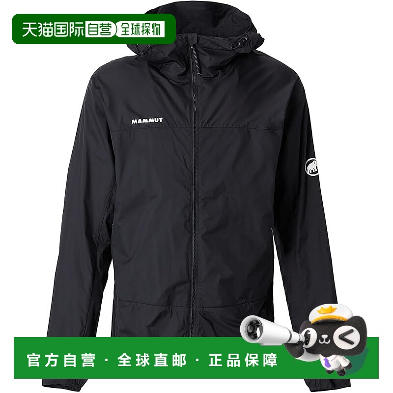 【日本直邮】猛犸象 Windbreaker Melon UL WB连帽夹克男 黑防水