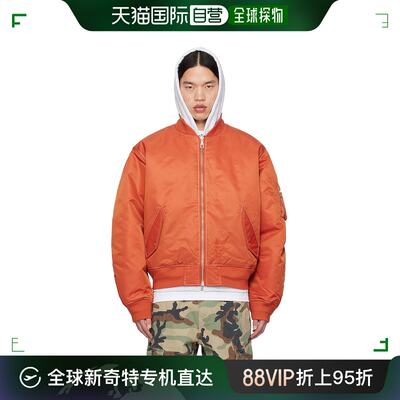 香港直邮潮奢 Stussy 斯图西 男士 橙色 & 黑色 Built 双面飞行员