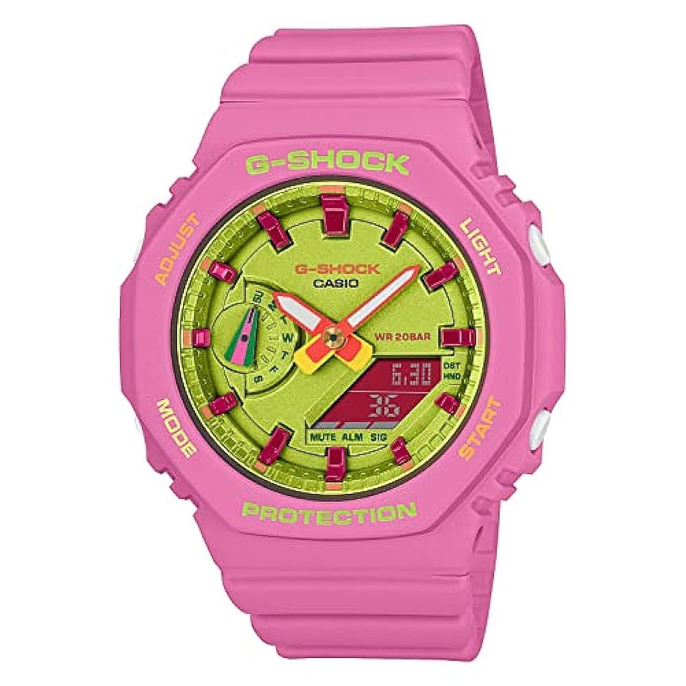 G Shock卡西欧 手表 女款简洁小巧粉色 GMA-S2100BS-4AJF