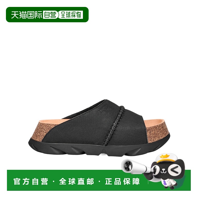 1h可退 香港直邮UGG 女士凉鞋 1152695BLK AW2024 黑色 厚底拖鞋
