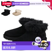 女士经典 迷你 Chalet 日本直邮UGG 羊皮短靴黑色 米色1173832
