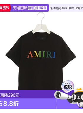 1h可退 香港直邮AMIRI 男童 T恤童装 PS23KJT007 black黑色 舒适