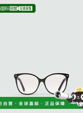 自营1h可退 欧洲直邮LV路易威登 女士黑色醋酸纤维太阳镜正品舒适