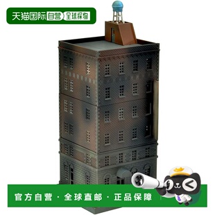 【日本直邮】Tomytec1/144场景制作战斗系列战场建筑A已涂装塑料