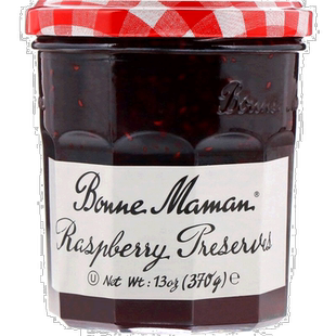 香港直发Bonne Maman树莓果醤天然无麸质调味速食美味370g妈妈