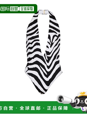 1h可退 香港直邮Balmain V领连体泳衣 BKBKD2530