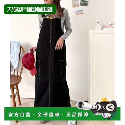 日本直邮Classical Elf 成人新款休闲必备！纯棉拼色缝线长款吊带