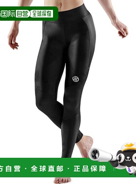 日本直邮Skins Series 3 女士长款紧身裤 SPKT 黑色